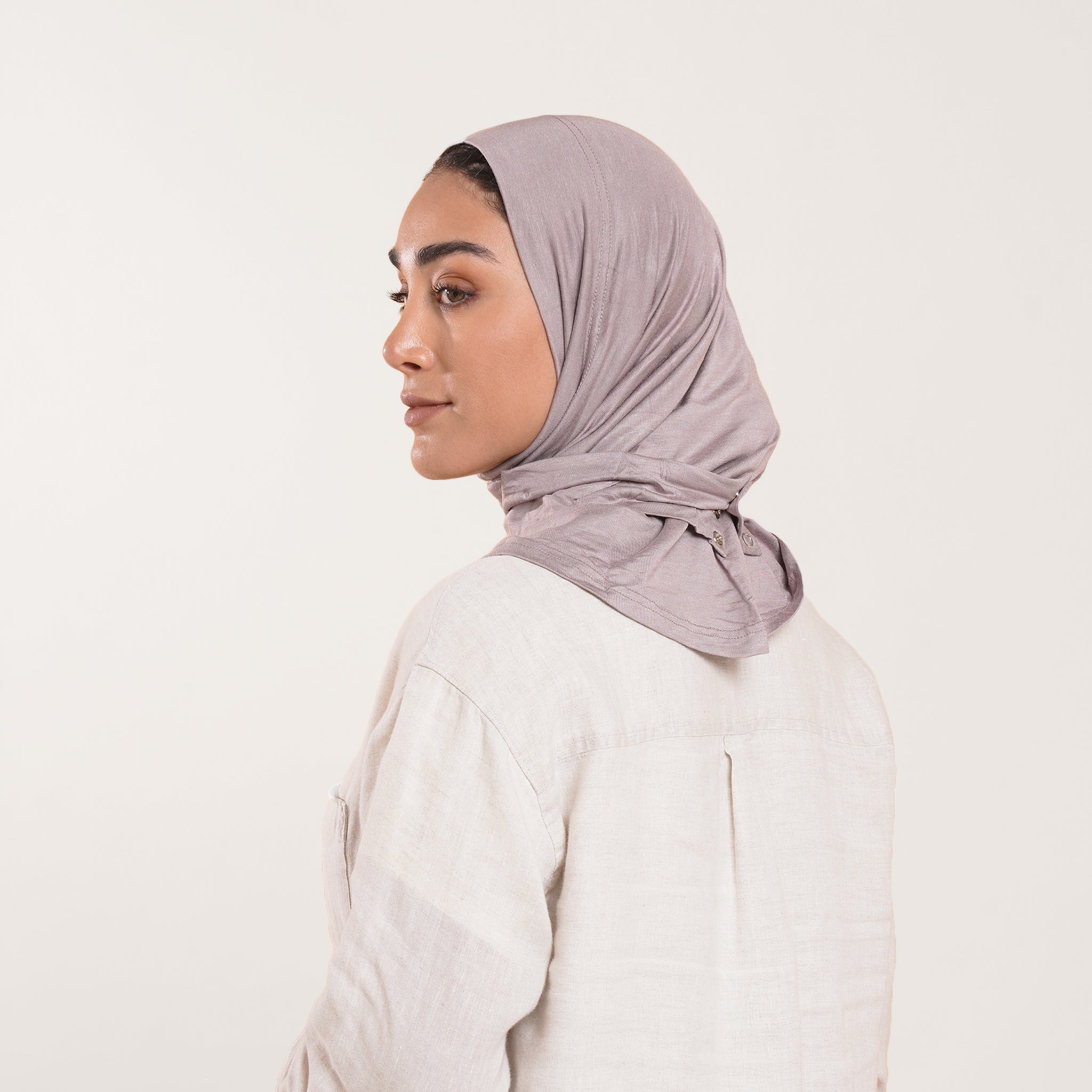 Easy wear Hijab (Tabaki) - Mushroom Taupe