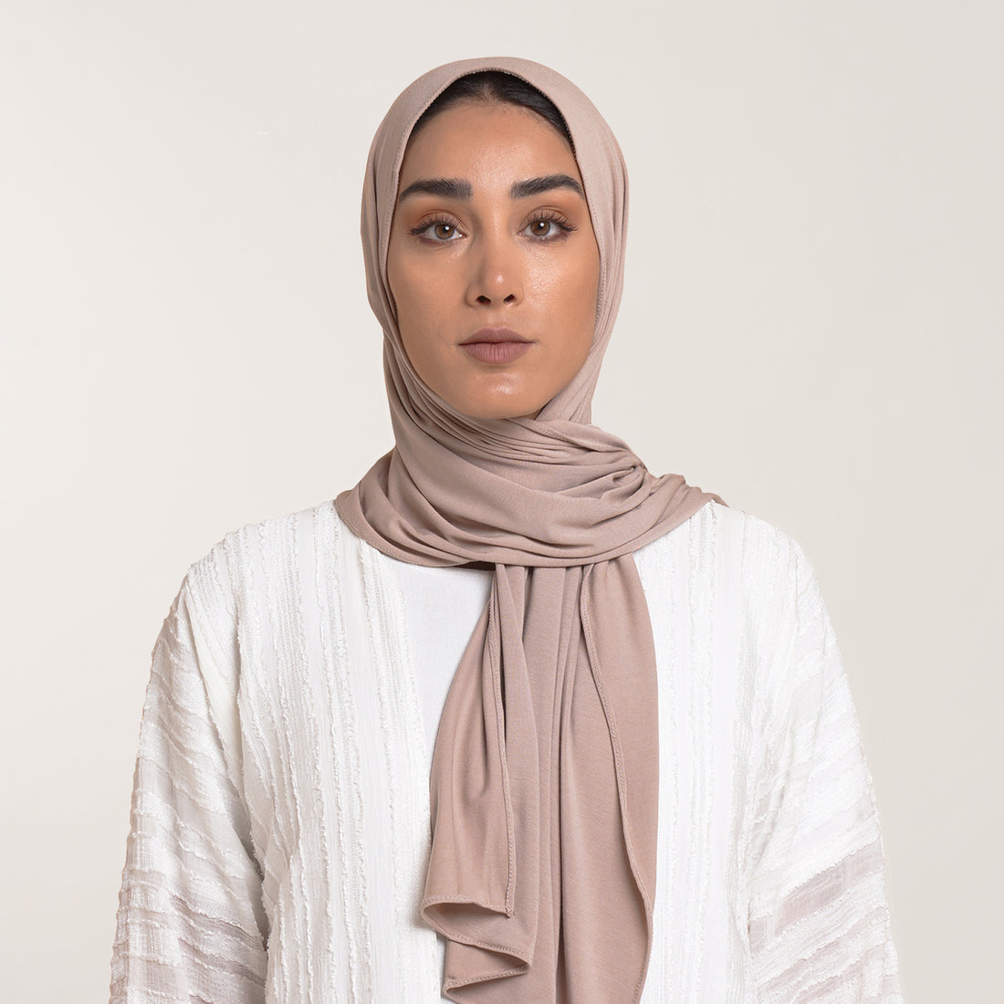 Modal Baby Hijab - Mushroom Taupe
