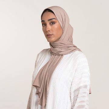 Modal Baby Hijab - Mushroom Taupe