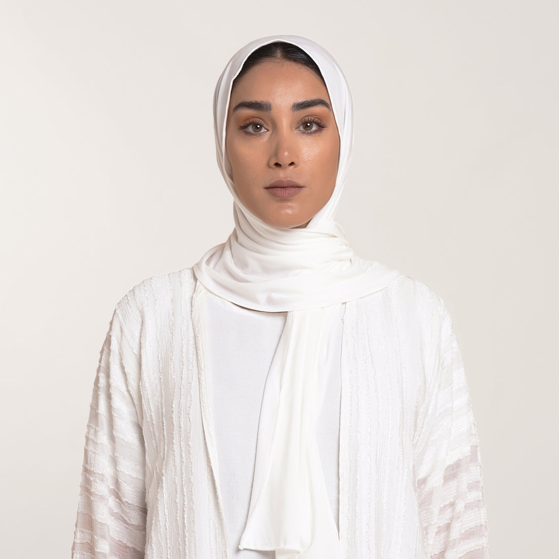 CC Malmal Baby Hijab - Pure Ivory