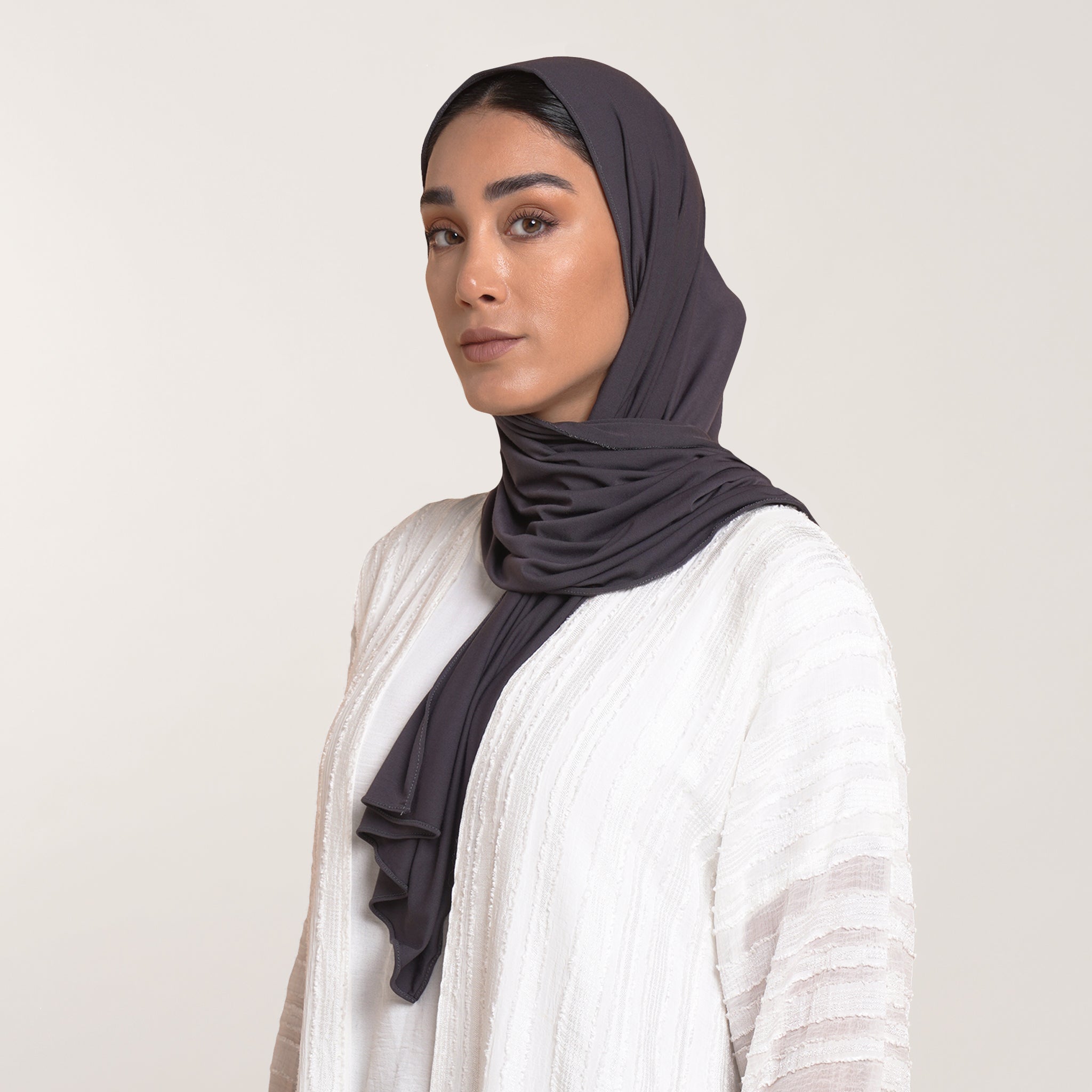 CC Malmal Baby Hijab - Smoky Plum