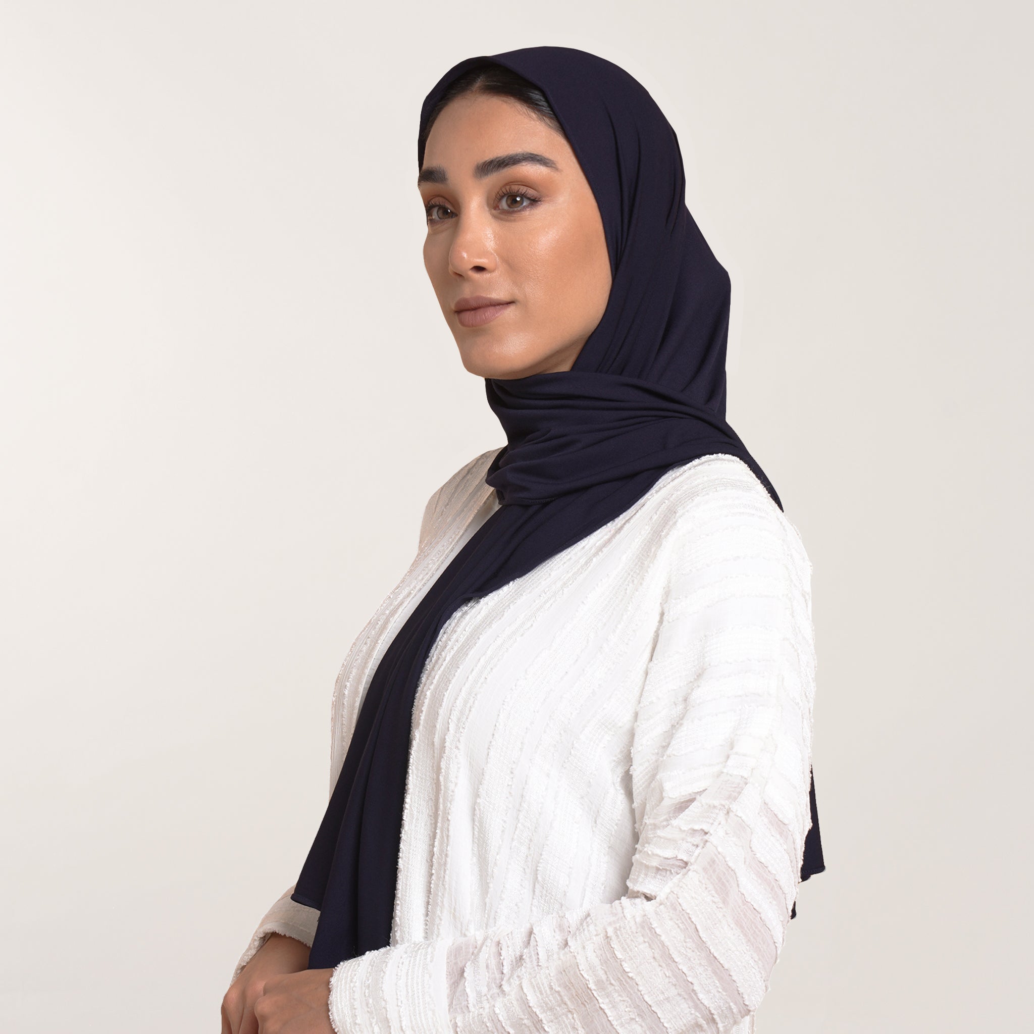 CC Malmal Jersey Hijab -Midnight Navy