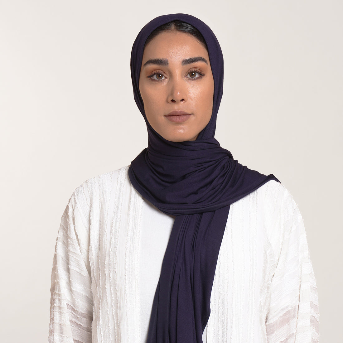 MalMal Cotton Hijab - Midnight Navy