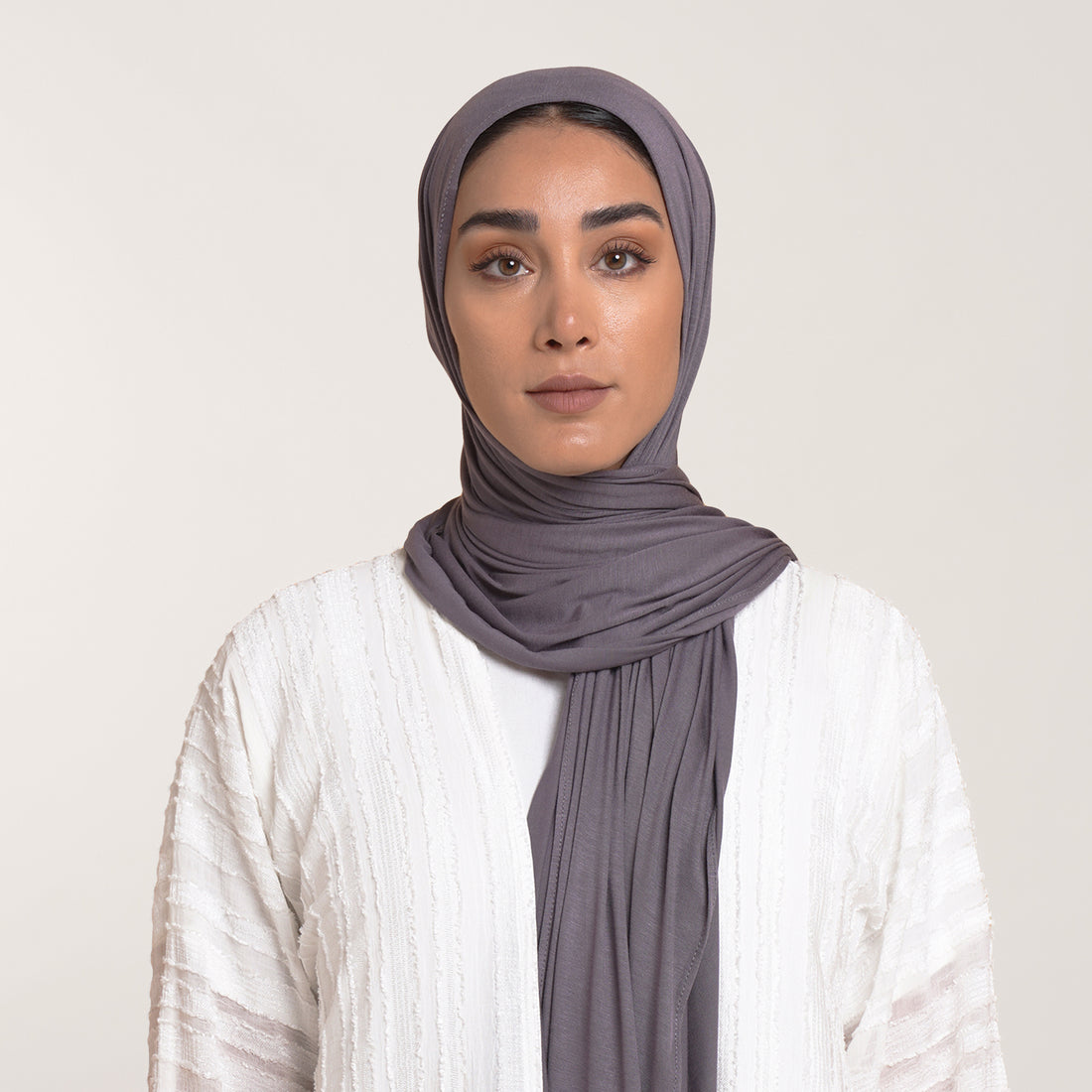 CC Malmal Jersey Hijab - Charcoal Grey