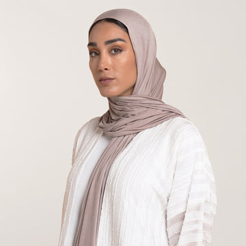 CC Malmal Jersey Hijab - Cappuccino