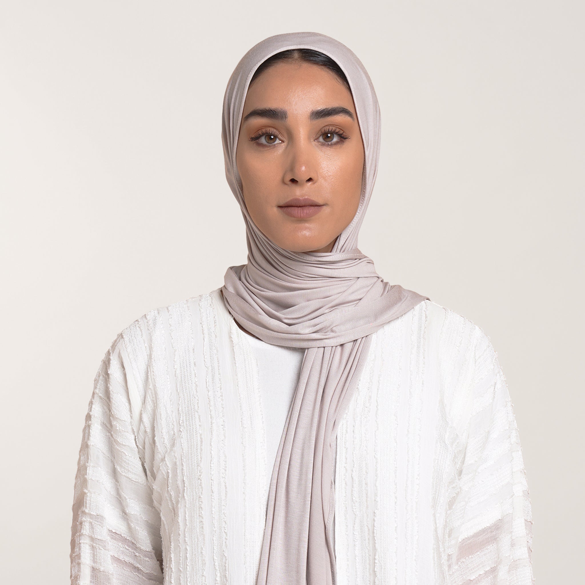 CC Malmal Jersey Hijab -Mushroom