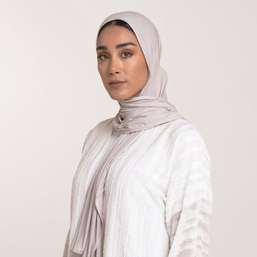 CC Malmal Jersey Hijab -Mushroom