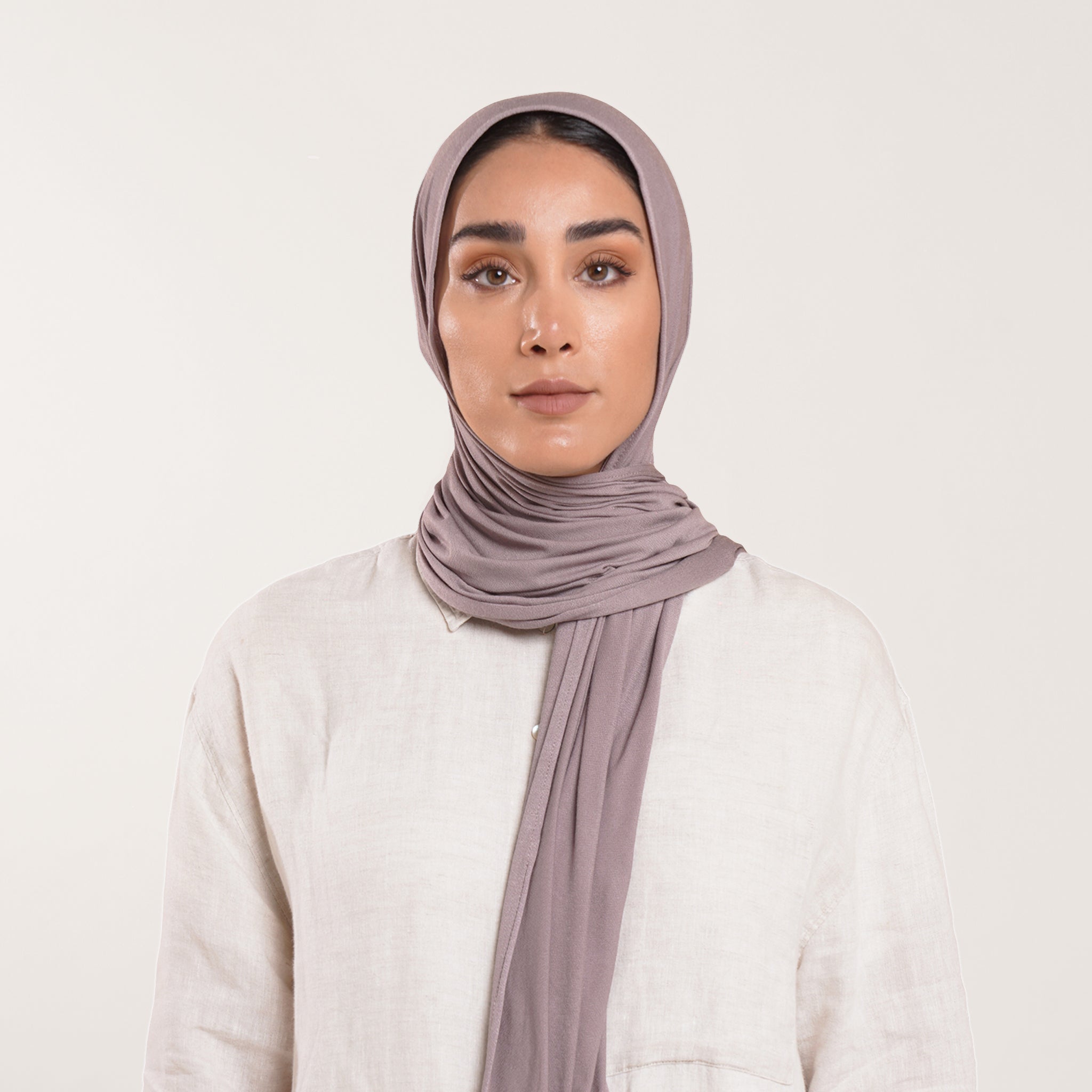 CC Malmal Jersey Hijab -Dusty Rose