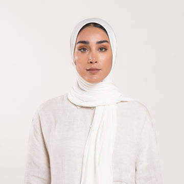 CC Malmal Jersey Hijab -Off-White
