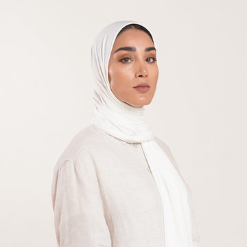CC Malmal Jersey Hijab -Off-White