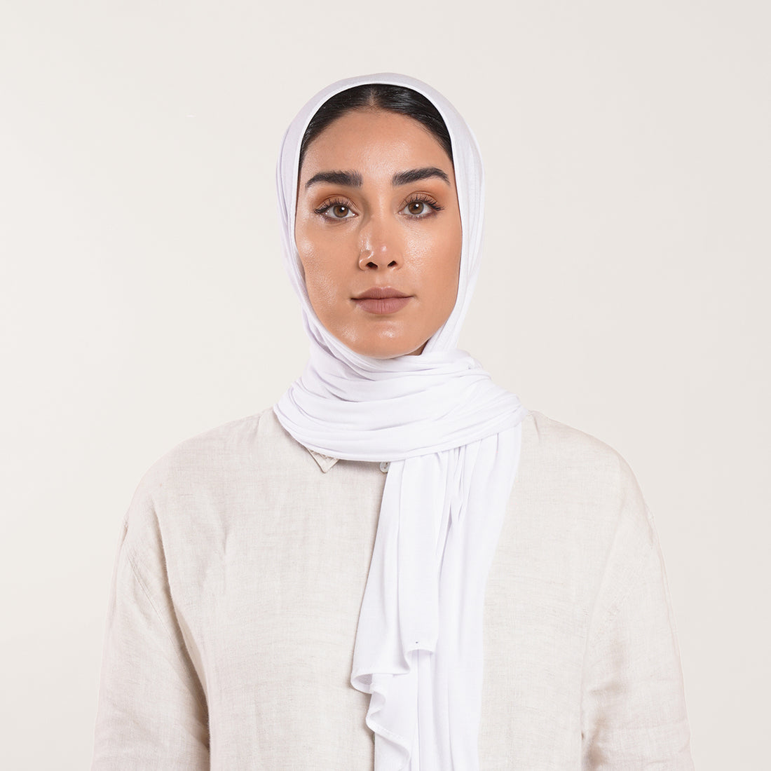 Modal Baby Hijab - Snow White