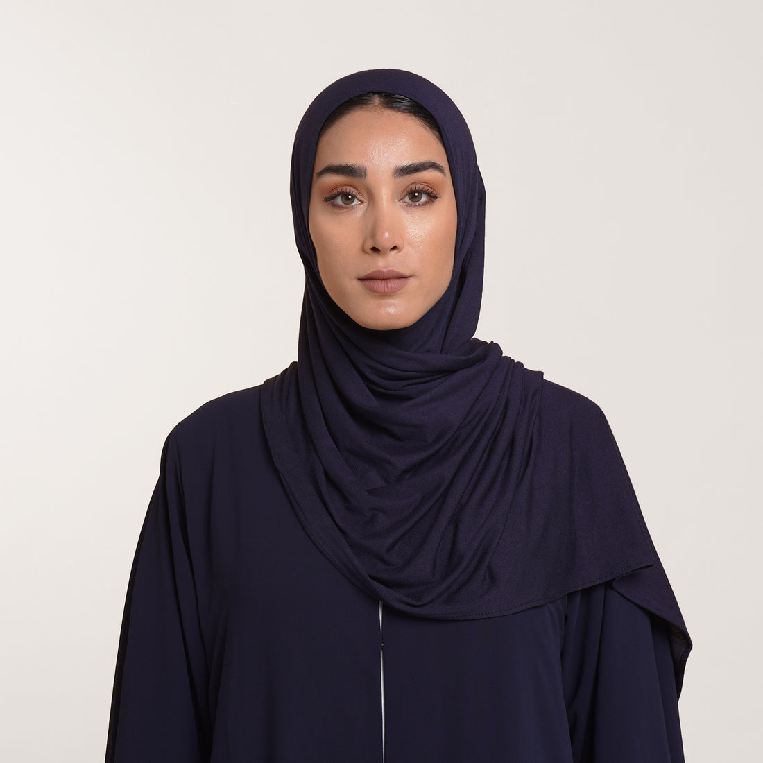 CC Malmal folded Hijab(Chafsa) -Midnight Navy