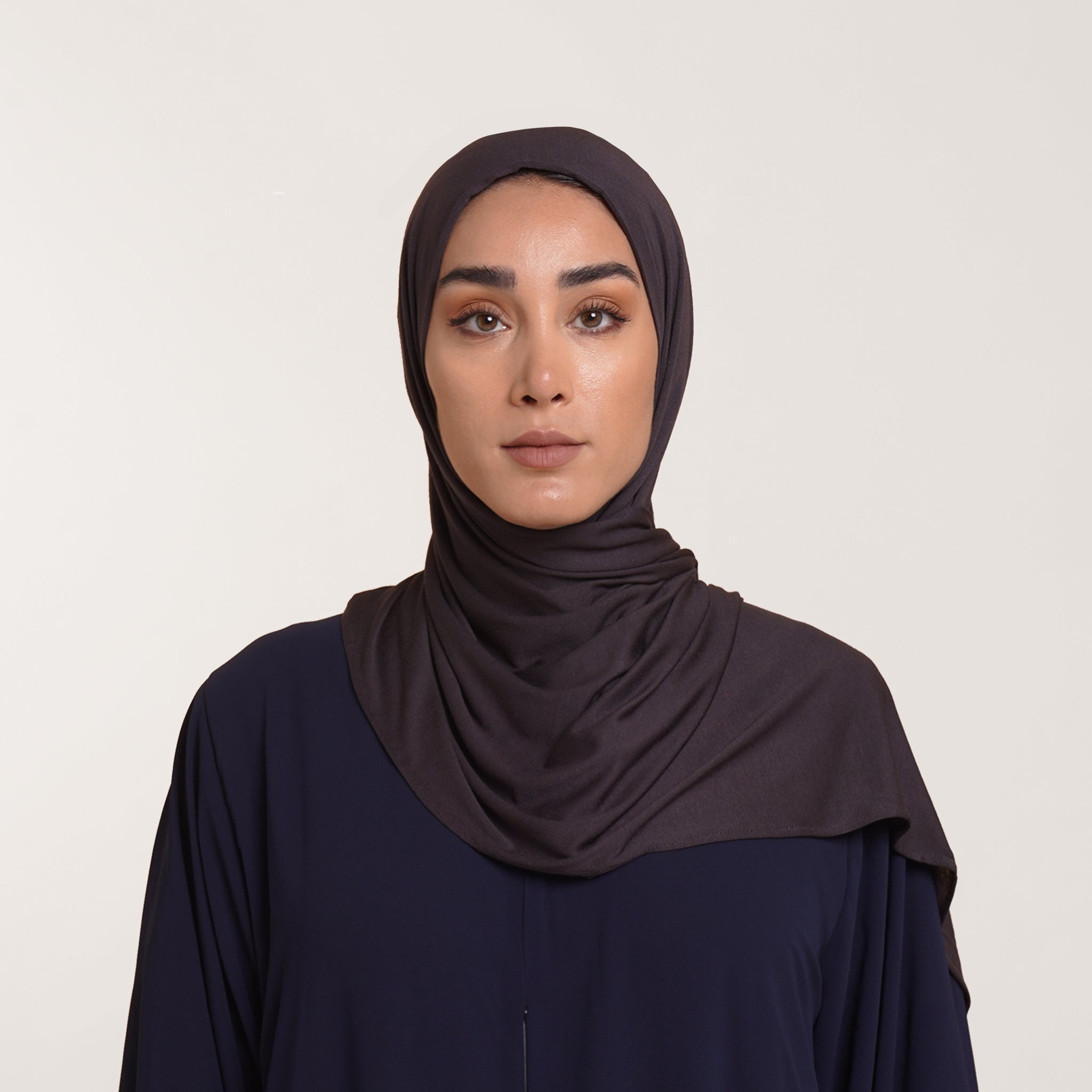 CC Malmal folded Hijab(Chafsa) -Dark Espresso