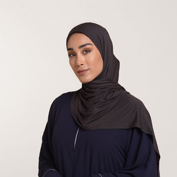CC Malmal folded Hijab(Chafsa) -Dark Espresso