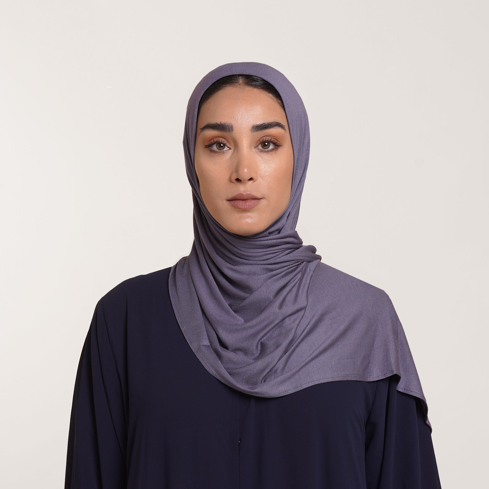CC Malmal folded Hijab(Chafsa) -Dusty Lavender