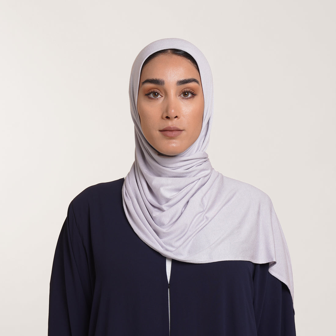 CC Malmal folded Hijab(Chafsa) - Soft Lilac Mist