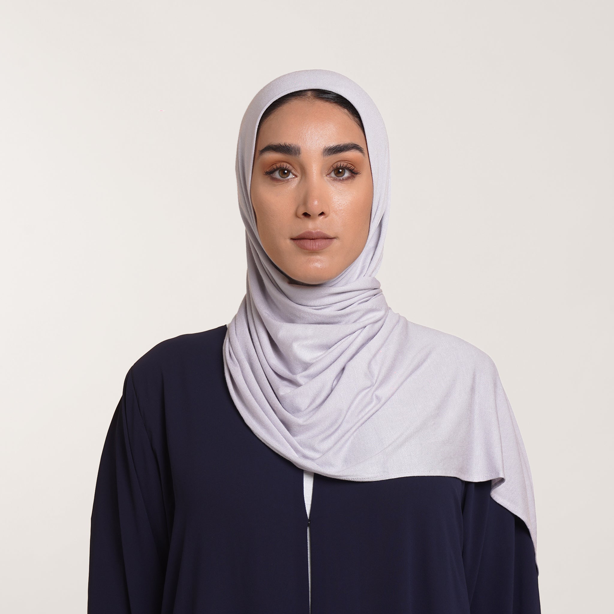 CC Malmal folded Hijab(Chafsa) - Soft Lilac Mist
