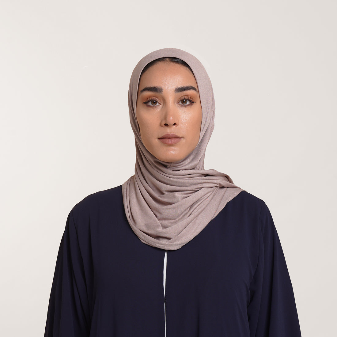 CC Malmal folded Hijab(Chafsa) -Mushroom Taupe