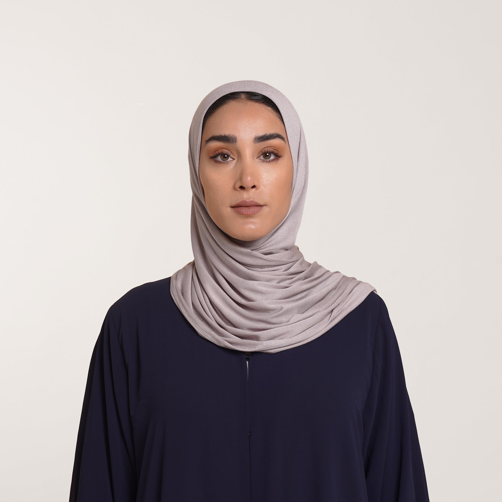 CC Malmal folded Hijab(Chafsa) -Soft Greige