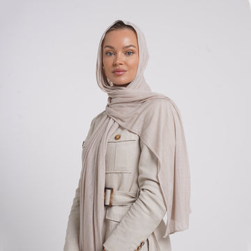 Lulua Lady Hijab - Warm Sand Beige