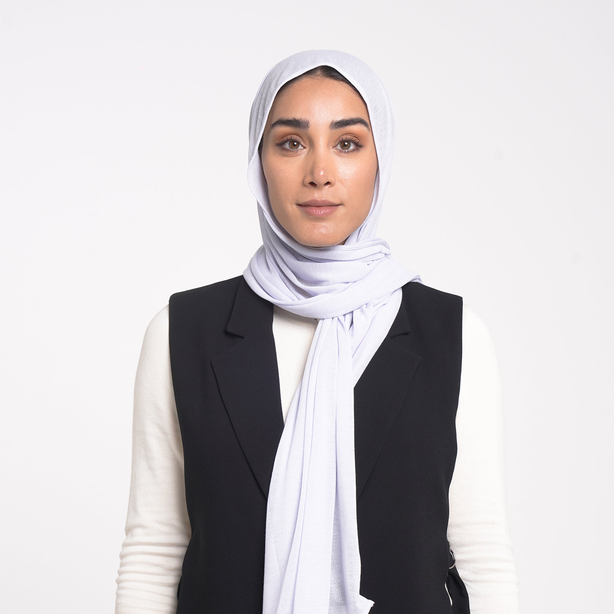 Turkish Cotton Hijab - Ice Blue