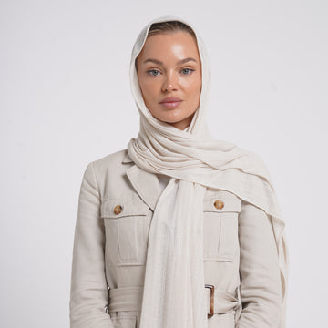 Lulua Lady Hijab - Cream