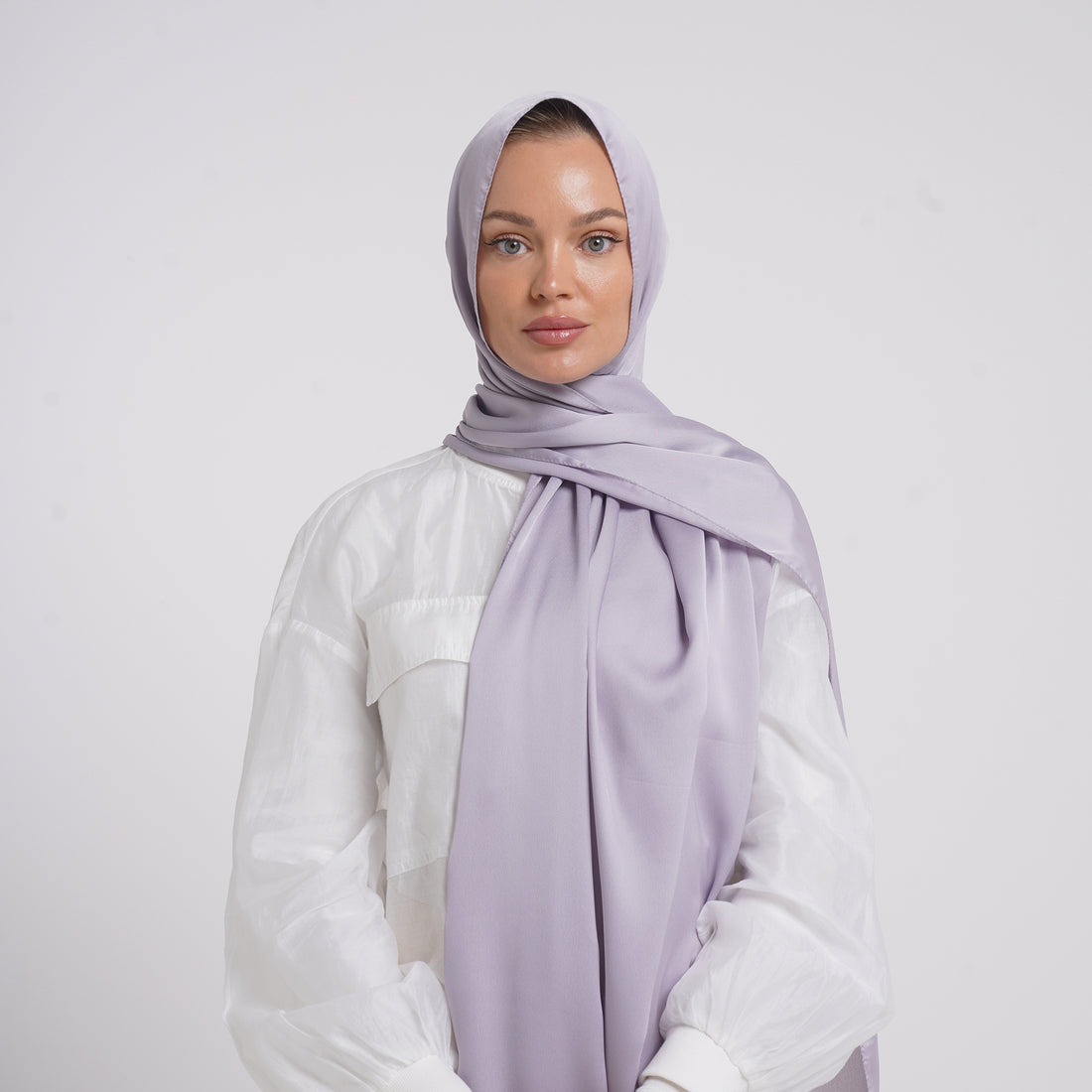 Premium Chiffon Esarp - Lavender Mist