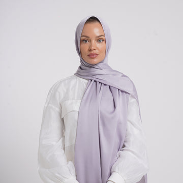 Premium Chiffon Esarp - Lavender Mist