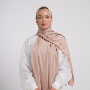 Premium Chiffon Esarp - Blush Nude