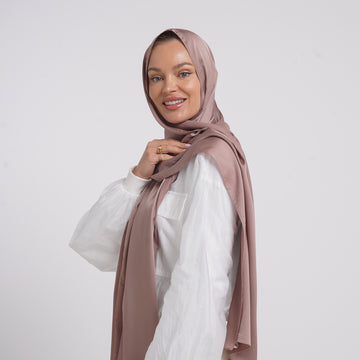 Premium Chiffon Esarp - Dusty Mauve