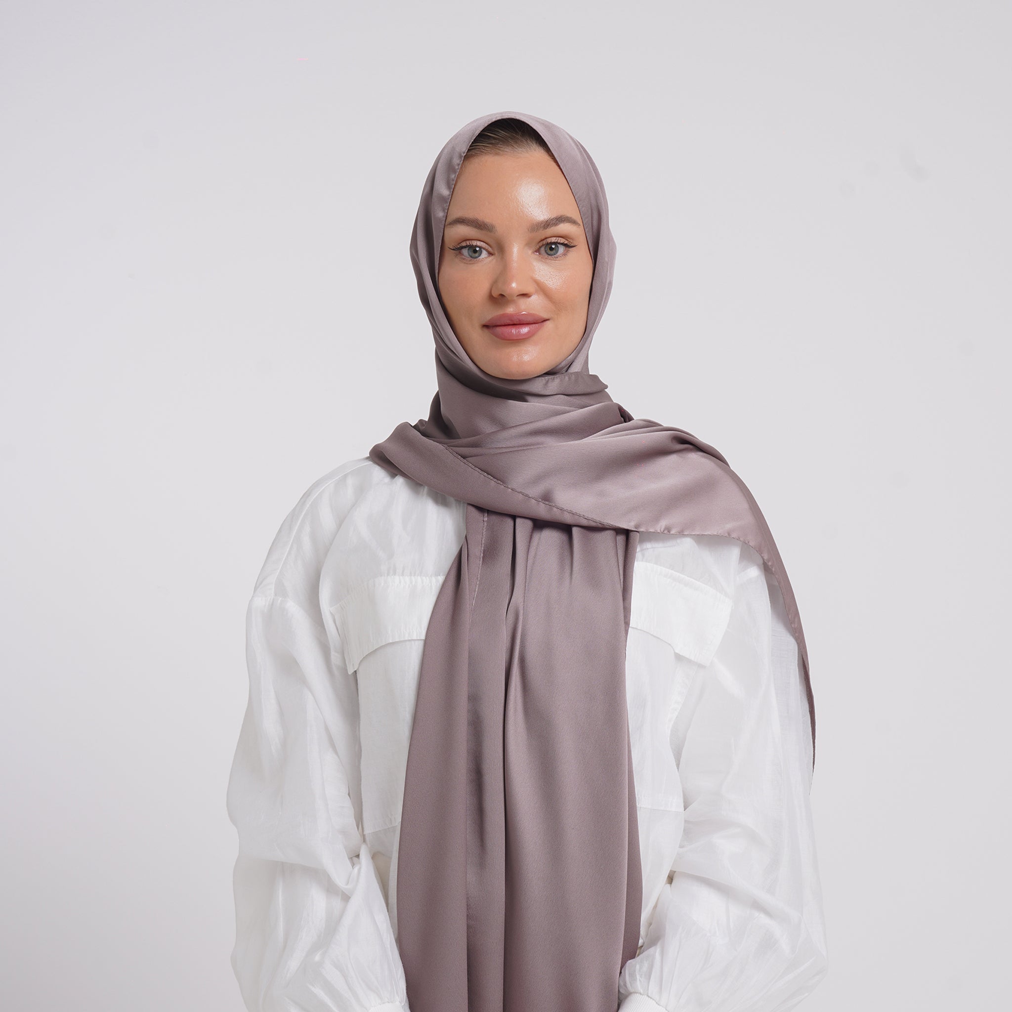 Premium Chiffon Esarp - Mushroom Taupe