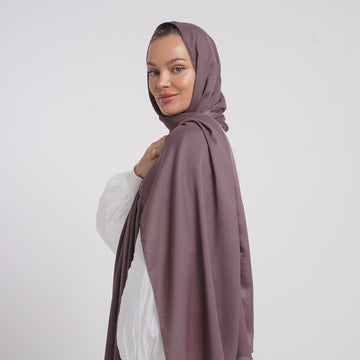 Premium Chiffon Esarp - Vintage Mauve