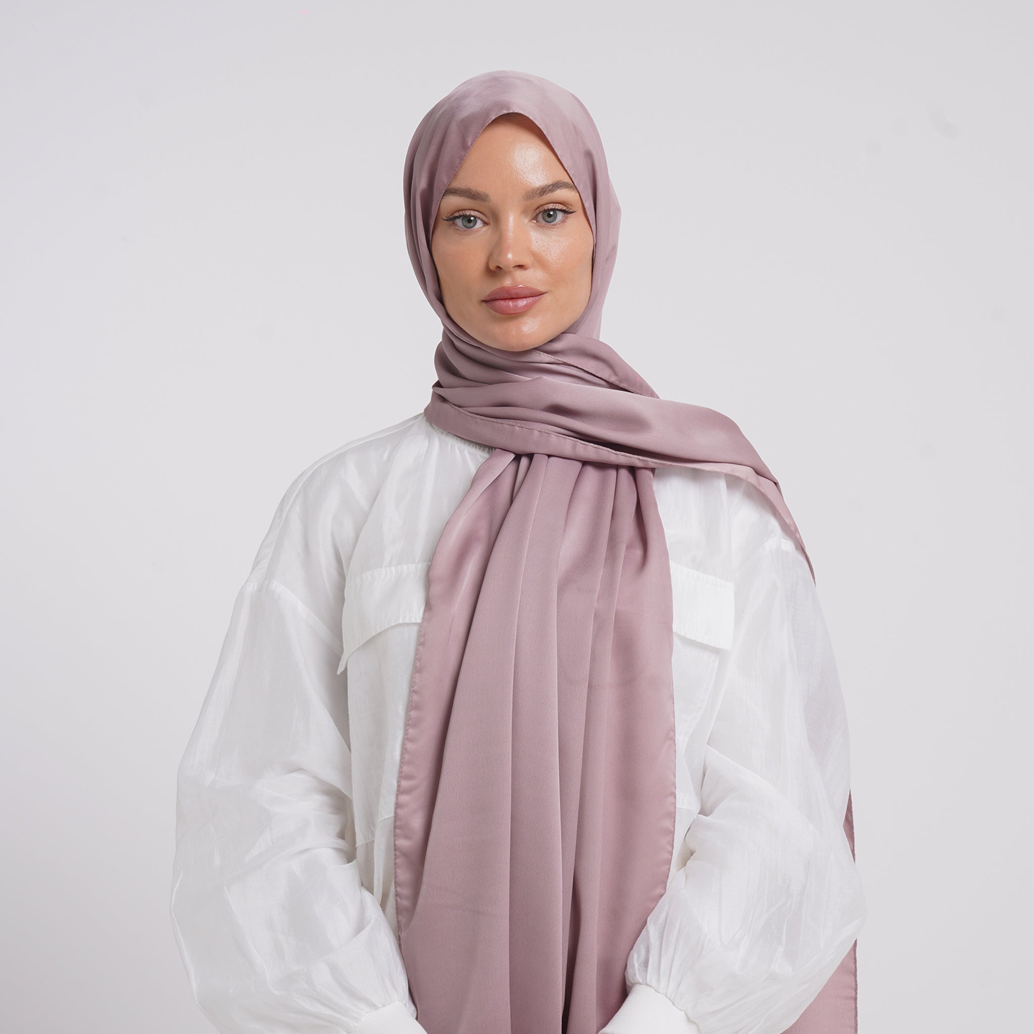 Premium Chiffon Esarp - Misty Rose