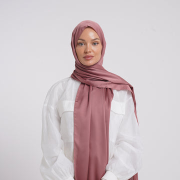 Premium Chiffon Esarp - Vintage Rose