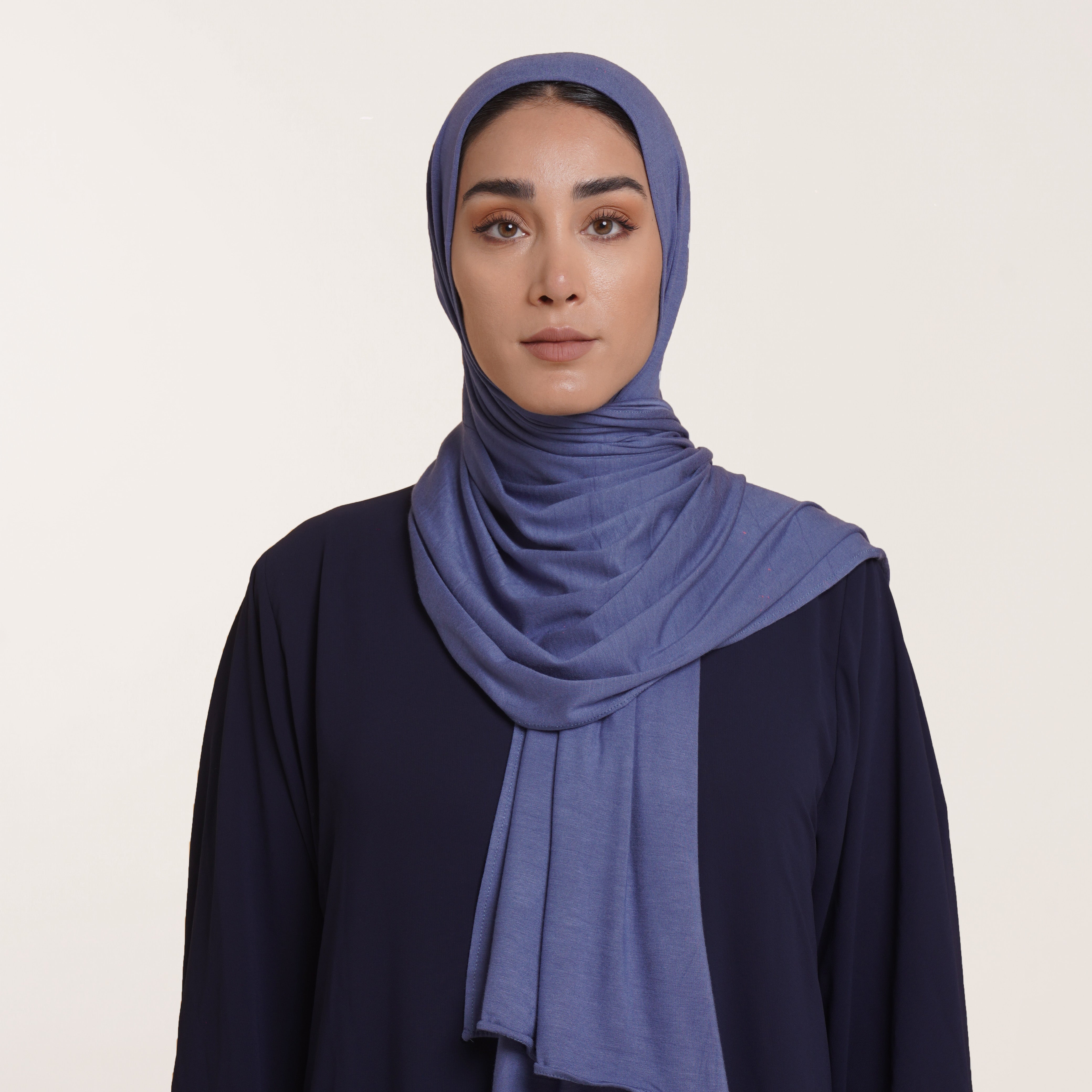 Premium Jersey Hijab - Slate Blue