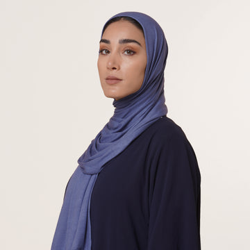 Premium Jersey Hijab - Slate Blue