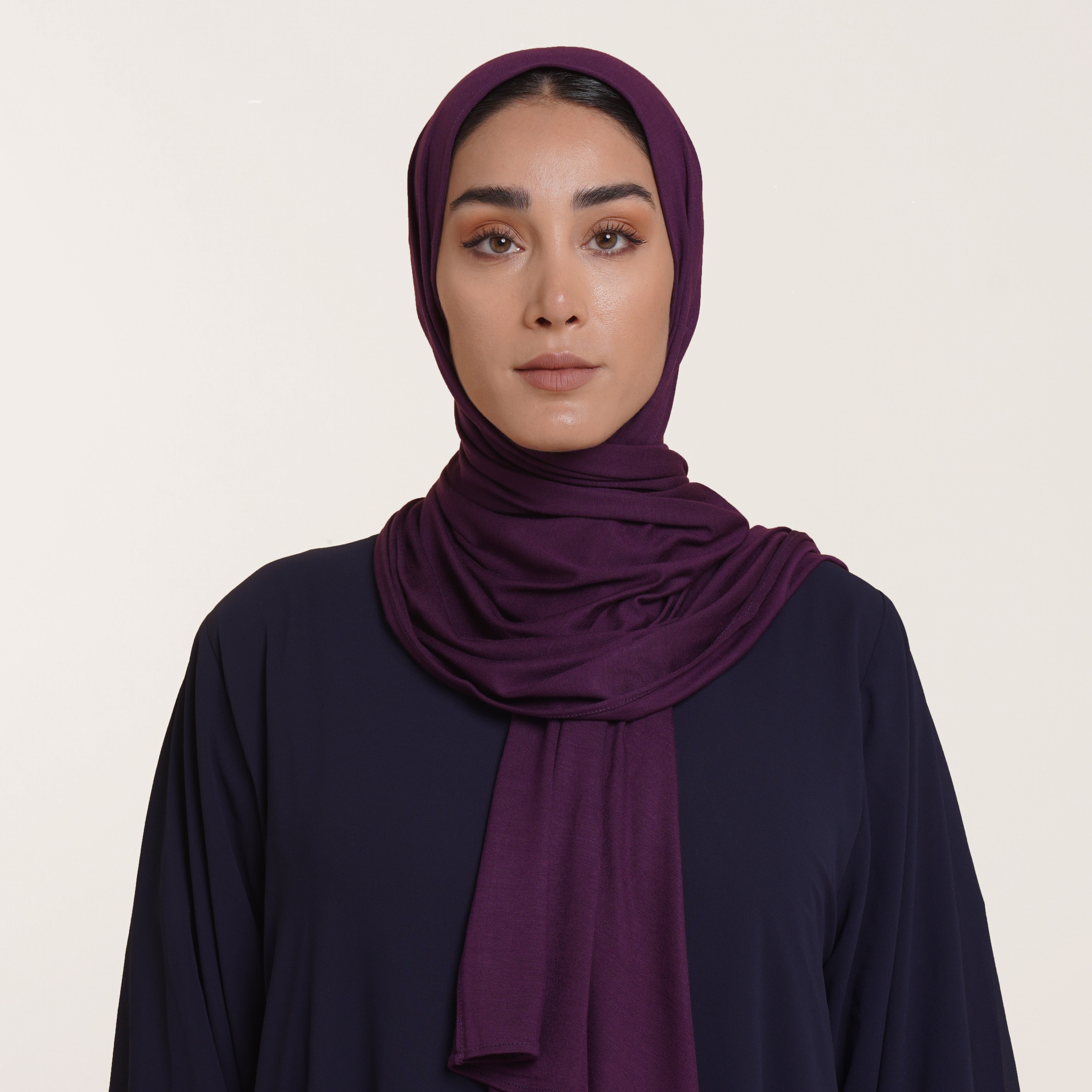 Premium Jersey Hijab - Royal Plum
