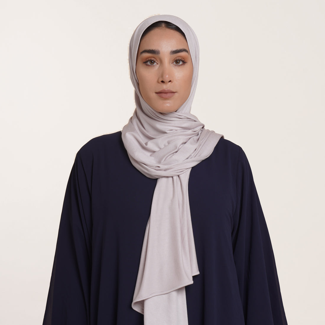 Premium Jersey Hijab - Soft Taupe Pink