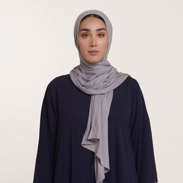 Premium Jersey Hijab - Lavender Gray
