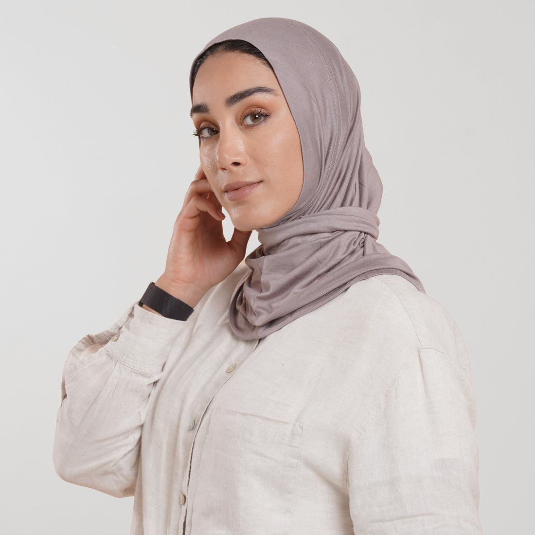 Easy wear Hijab (Tabaki) - Muted Warm Taup