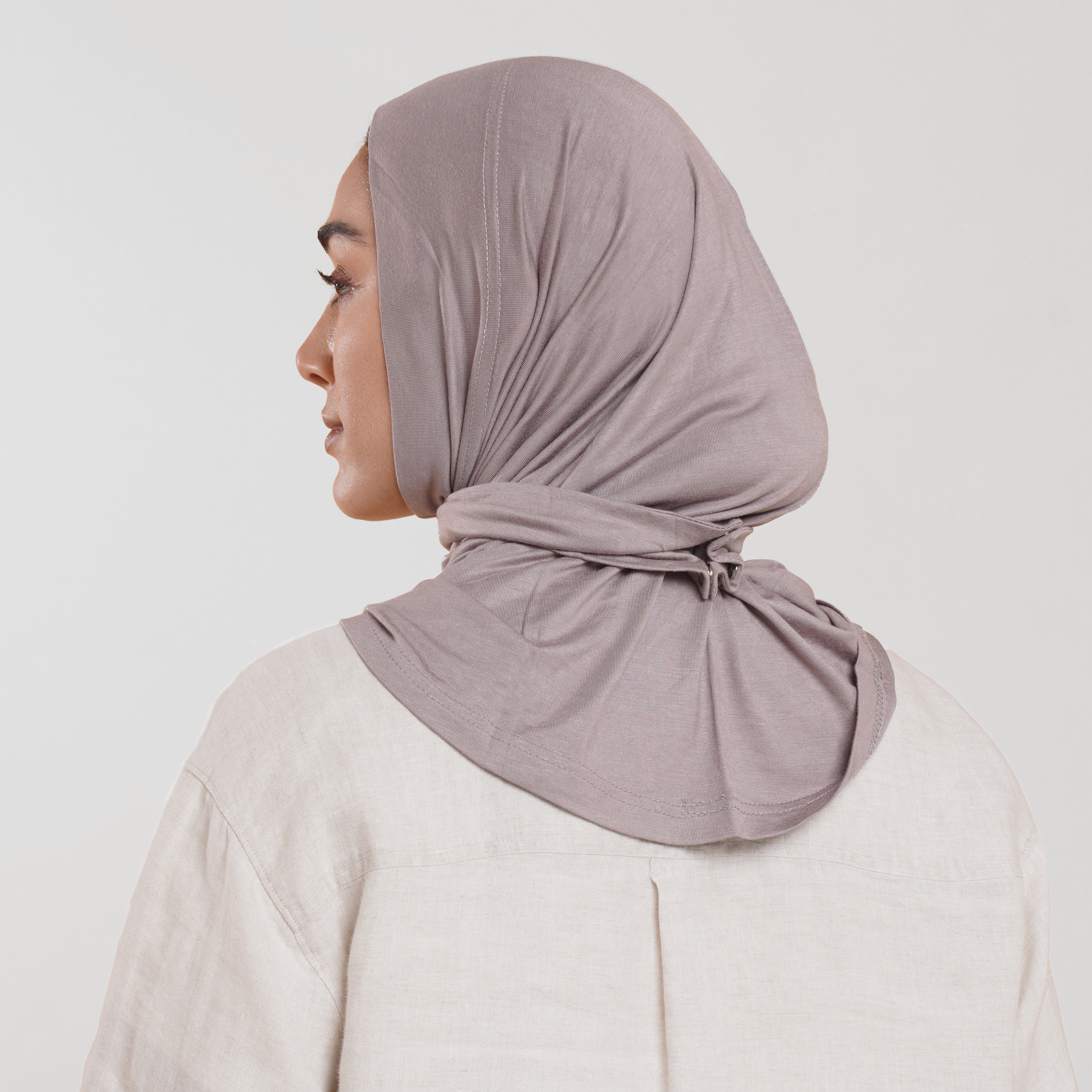 Easy wear Hijab (Tabaki) - Muted Warm Taup