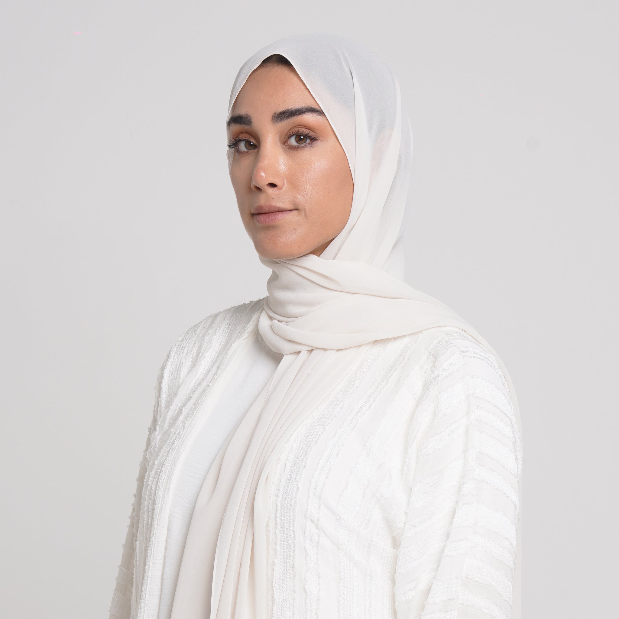 Essential Everyday Chiffon Hijab - White