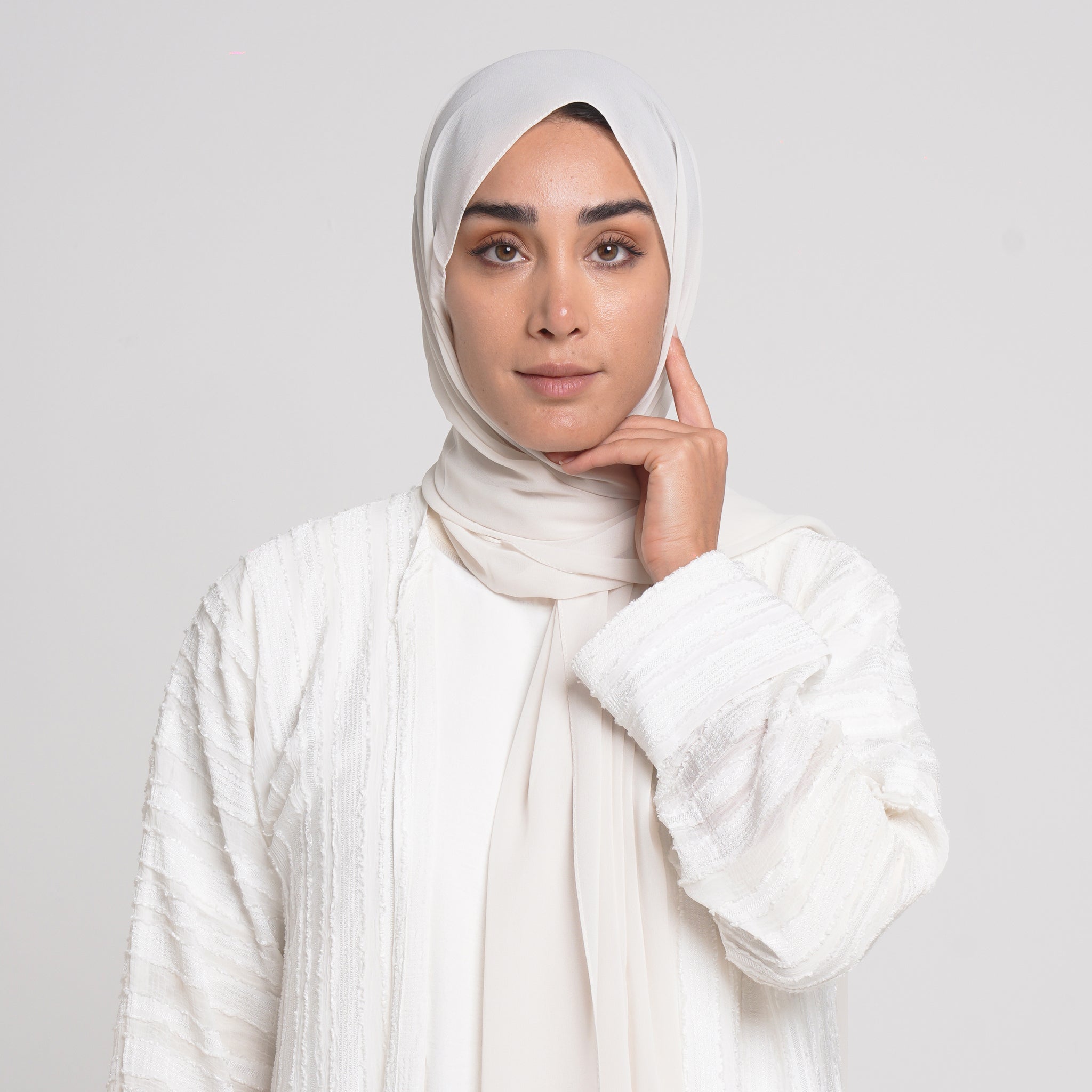 Essential Everyday Chiffon Hijab - White