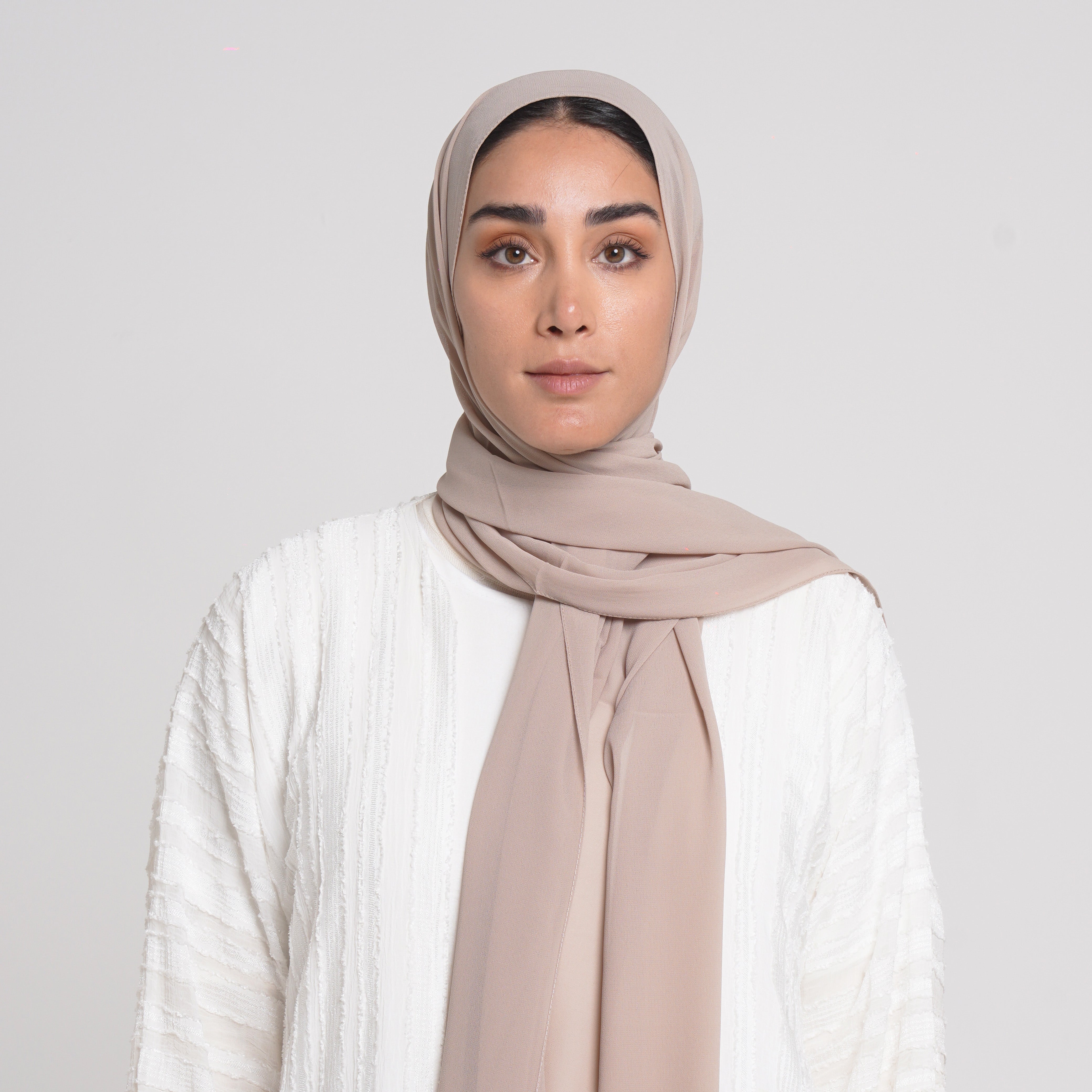 Essential Everyday Chiffon Hijab - Blush Beige