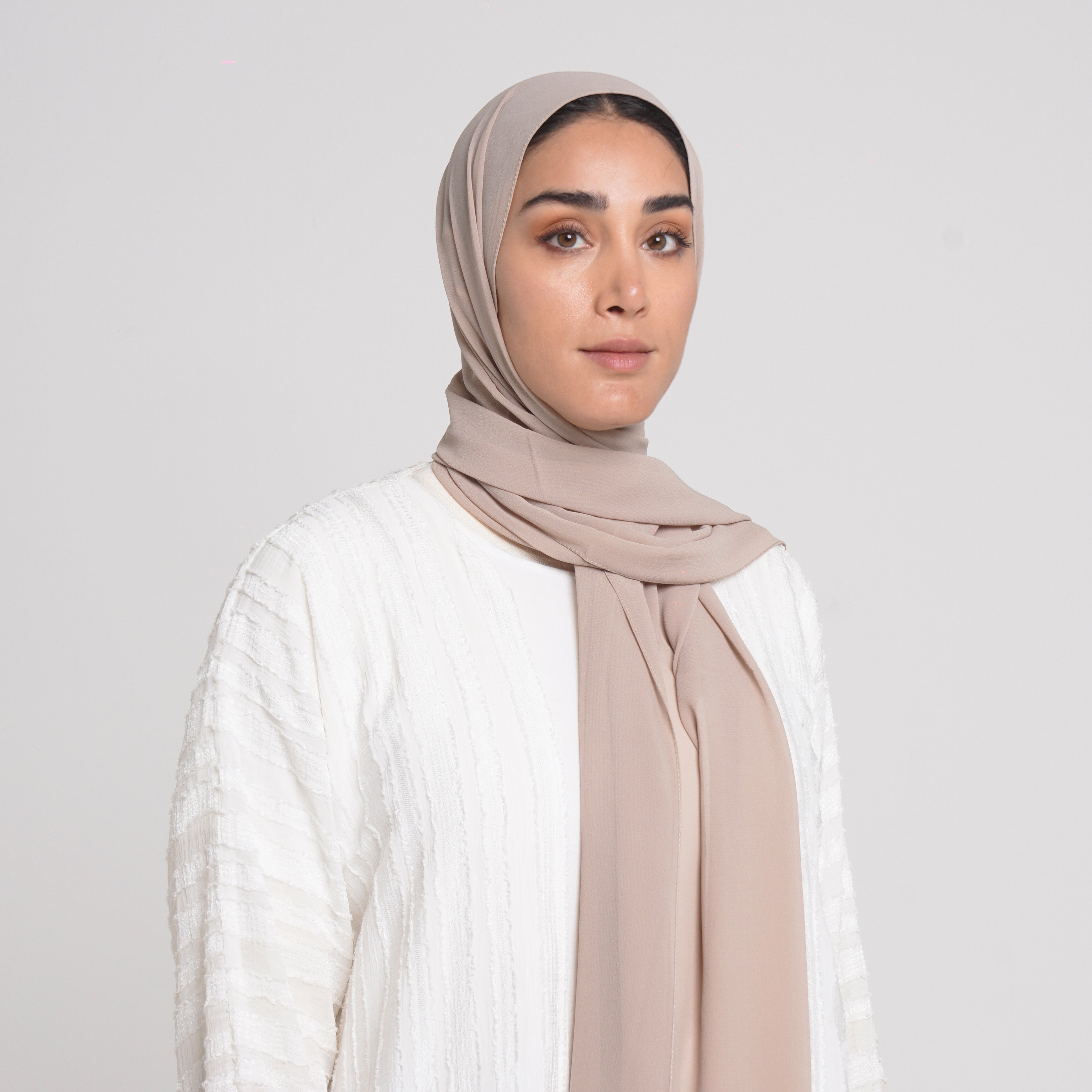 Essential Everyday Chiffon Hijab - Blush Beige