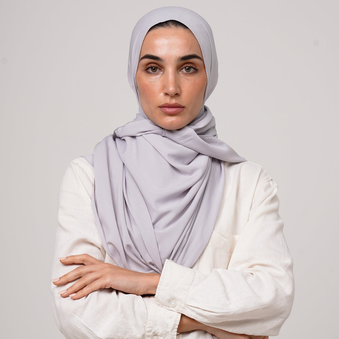 Soft Cotton lycra Hijab - Lavender Mist