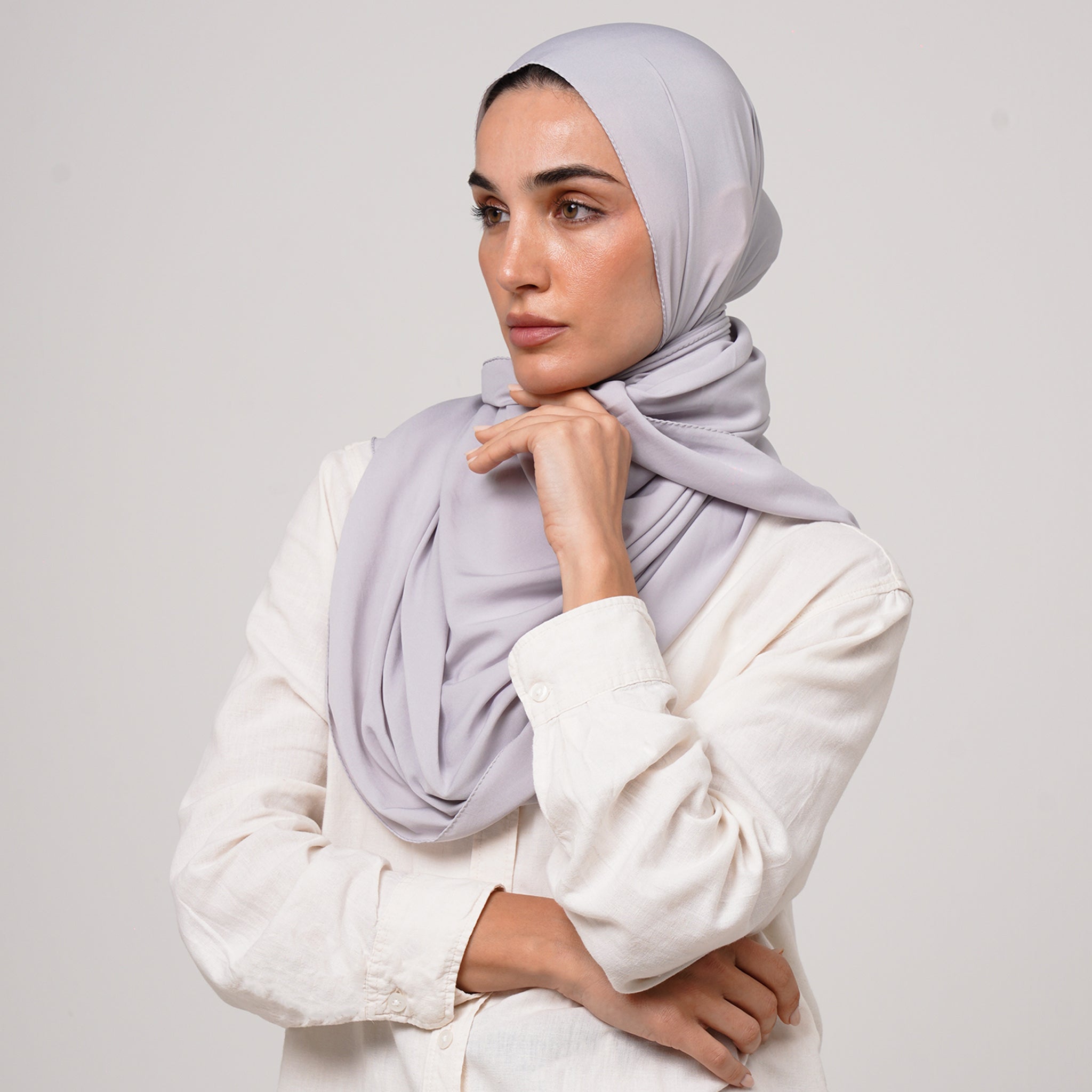 Soft Cotton lycra Hijab - Lavender Mist