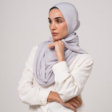 Soft Cotton lycra Hijab - Lavender Mist