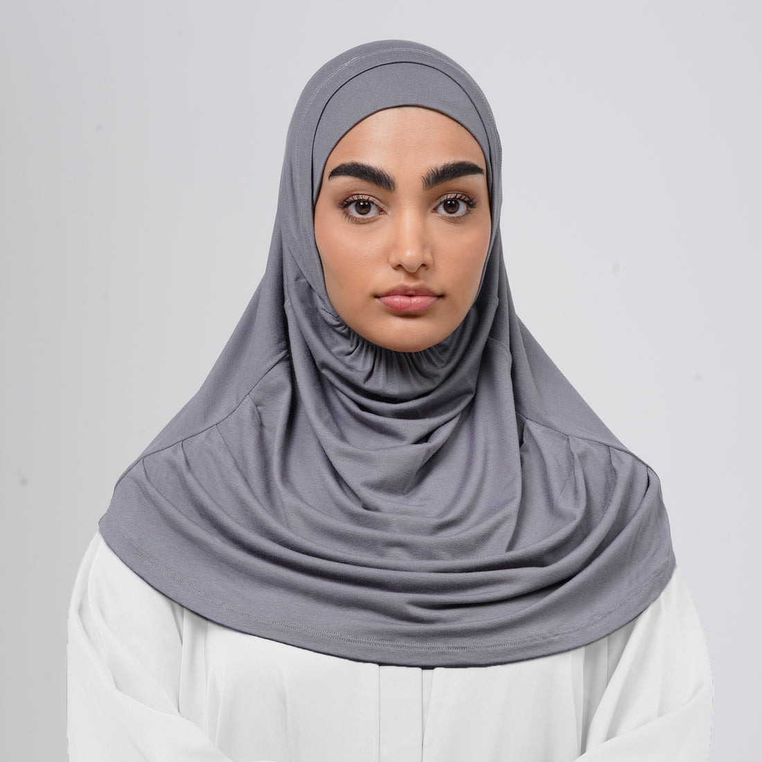 Elena Hijab 2 pieces - Grey