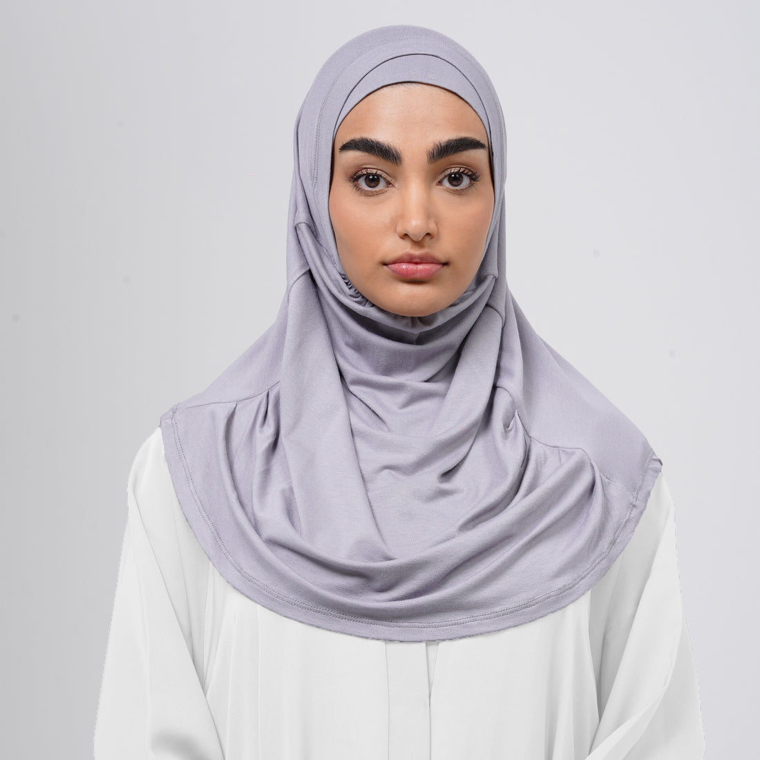 Elena Hijab 2 pieces - Lavender Grey